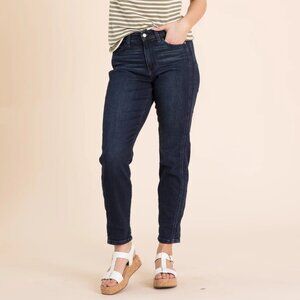 Judy Blue Dark Wash Boyfriend Fit Jeans In Women's Size 13/31